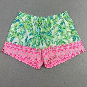 Lily Pulitzer Katia Short Keep Palm, Size Small